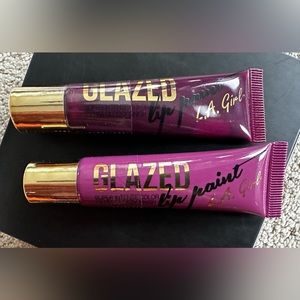 LA Girl Glazed Lip Paint Bundle 2 colors Daring and Tempt